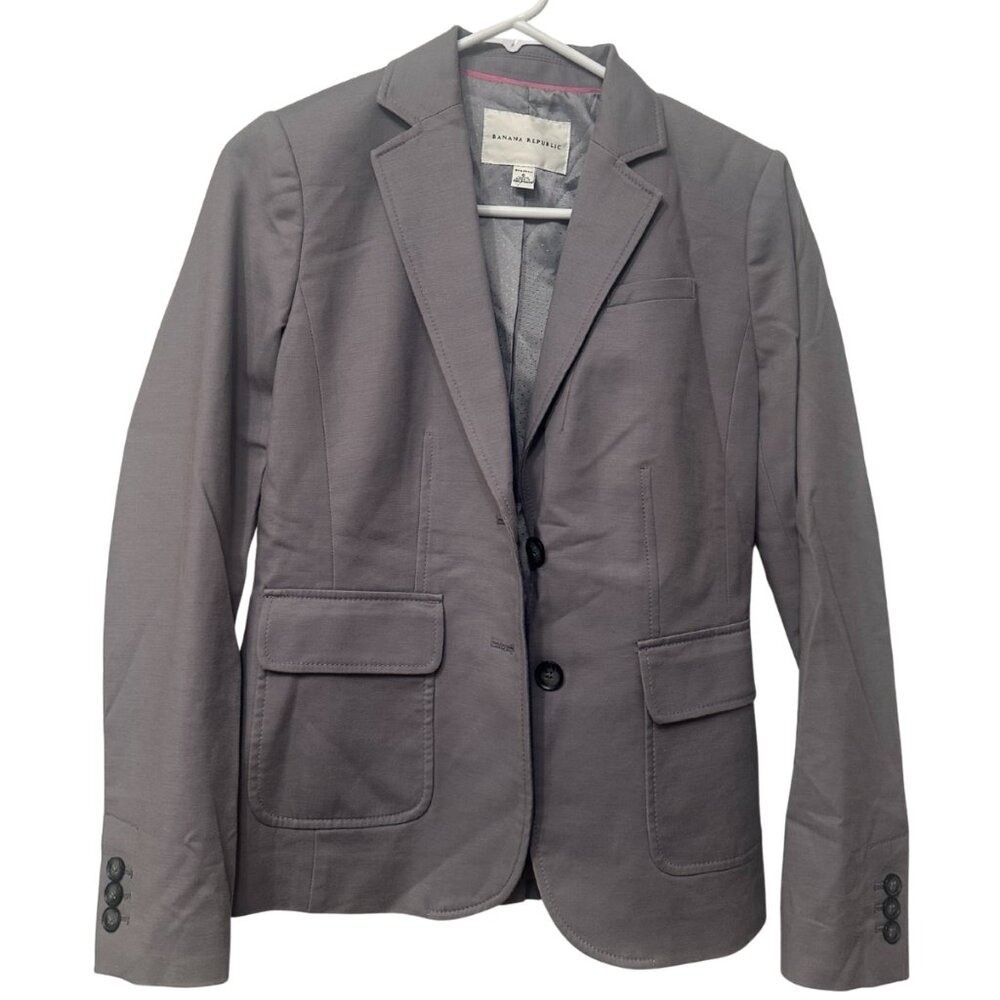 Banana Republic Grey Women's Blazer